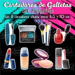 Cortador de Galleta Set Maquillaje
