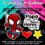Cortadores De Galleta Spider Man