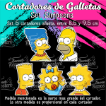 Cortadores De Galleta Simpsons