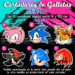 Cortadores De Galleta Sonic