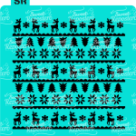 Stencil Tapiz Navideño