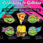 Cortadores De Galleta Tortugas Ninja