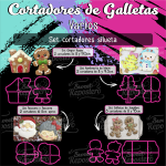 Cortadores De Galleta Varios Navidad