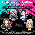 Cortadores De Galleta Black Pink