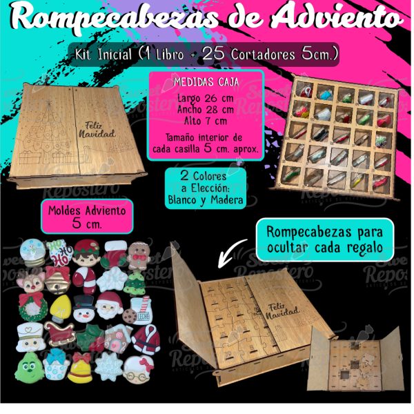 Kit Inicial Rompecabezas De Adviento