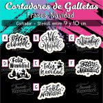 Cortador Frase Navidad + Stencil