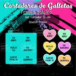 Cortadores de Galleta Frases Pololeo