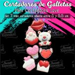 Cortadores de Galleta Mini Love