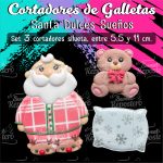 Cortadores De Galleta Santa Dulces Sueños
