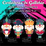 Cortadores De Galleta Soldaditos Navideños