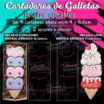 Cortadores de Galleta Helados Armables