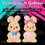 Cortador de Galleta Armable Baby Conejitos Armable