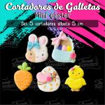 Cortador de Galleta Set Mini Easter