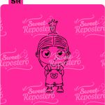 Stencil PYO Minions - Agnes