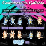 Cortadores De Galleta Bluey Y Su Familia