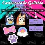 Cortadores De Galleta Bluey Caritas
