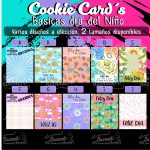 Set 12 und Cookie Cards Básicas Dia Del Niño