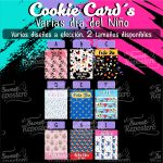 Set 12 und Cookie Cards Varias Dia Del Niño
