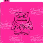 Stencil PYO Intensamente - Furia