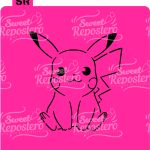 Stencil PYO Pokemon - Pikachu