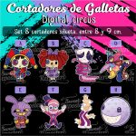 Cortadores De Galleta Digital Circus