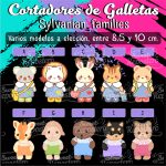 Cortadores De Galleta Sylvanian familiares