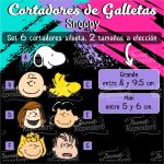 Cortadores De Galleta Snoopy