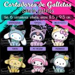 Cortadores De Galleta Sanrio Gatitos