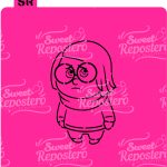 Stencil PYO Intensamente - Tristeza