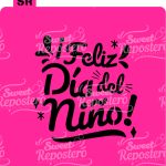Stencil Frase Dia Del Niño A
