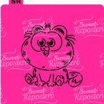 Stencil PYO Garfield - Garfield Cute