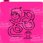 Stencil Laberinto Intensamente PYO