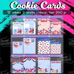 Set 12 und Cookie Cards Fiestas Patrias