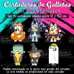 Cortadores De Galleta Bluey Halloween