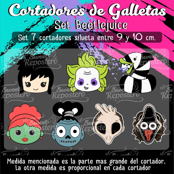 Cortadores De Galleta Beetlejuice