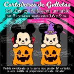 Cortadores De Galleta Disney Halloween Armable