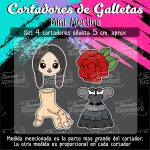 Cortadores De Galleta Mini Merlina
