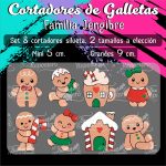 Cortadores De Galleta Familia Jengibre