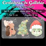 Cortadores De Galleta Grinch Navidad