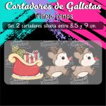 Cortadores De Galleta Trineo Renos