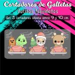 Cortadores De Galleta Autitos Navideños