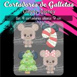 Cortadores De Galleta Ginger Disney
