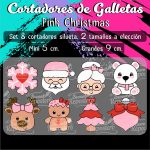 Cortadores De Galleta Pink Christmas