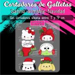 Cortadores De Galleta Sanrio Armable Navidad