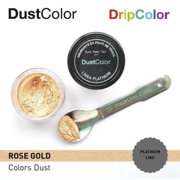 Matizador perlados en polvo Drip Color Rose Gold