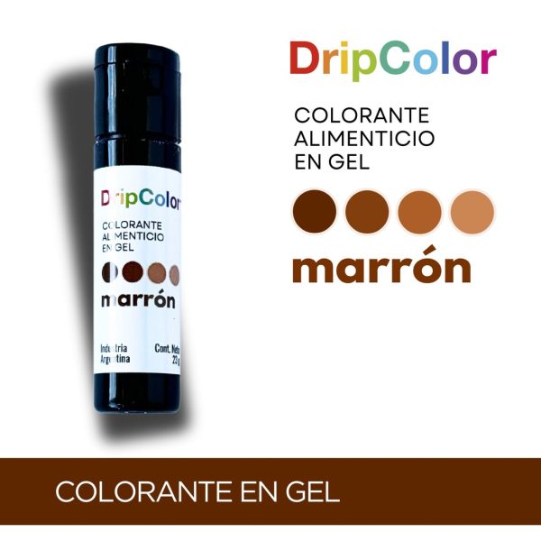 Colorante En Gel Cafe Marron Drip Color