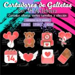 Cortadores de Galleta 14 De Febrero