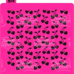 Stencil Cerezas Love