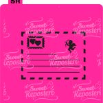Stencil Postal San Valentin