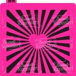 Stencil Rayos Corazon